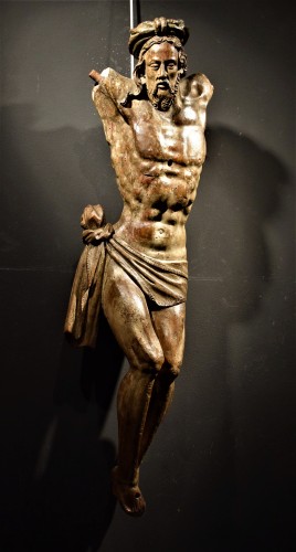 <= 16th century - &quot;Crucified Christ&quot;  Italian Renaissance early 16th century